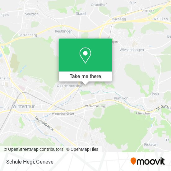 Schule Hegi map