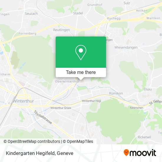 Kindergarten Hegifeld map