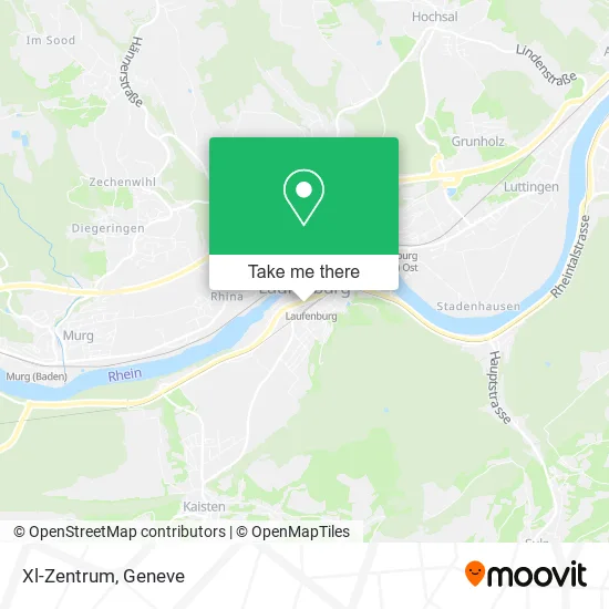 Xl-Zentrum map