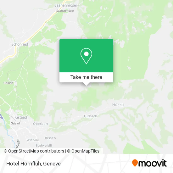 Hotel Hornfluh map