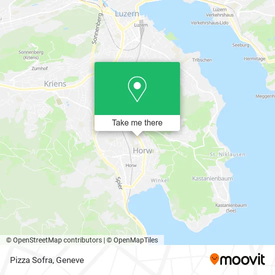 Pizza Sofra map