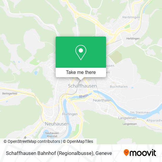 Schaffhausen Bahnhof (Regionalbusse) map
