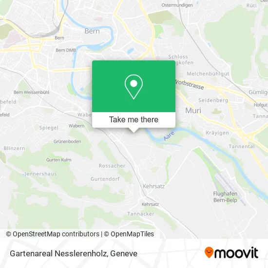 Gartenareal Nesslerenholz map