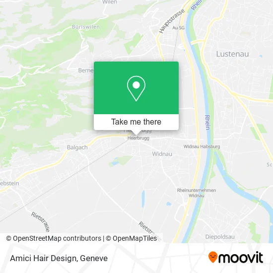 Amici Hair Design map