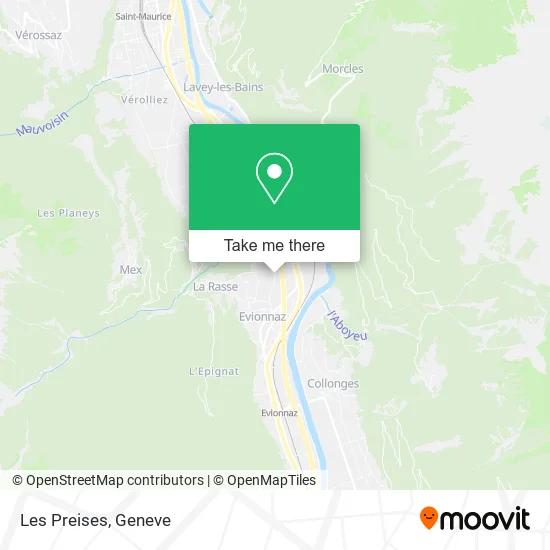 Les Preises map