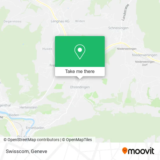 Swisscom map