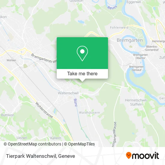 Tierpark Waltenschwil map