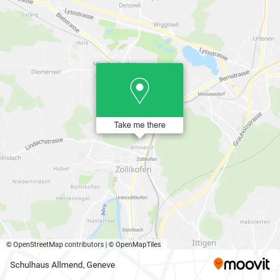 Schulhaus Allmend map