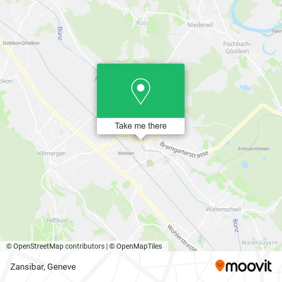 Zansibar map