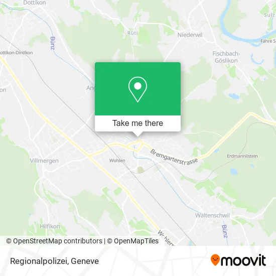 Regionalpolizei map