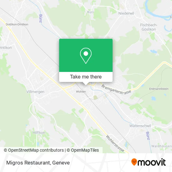 Migros Restaurant map