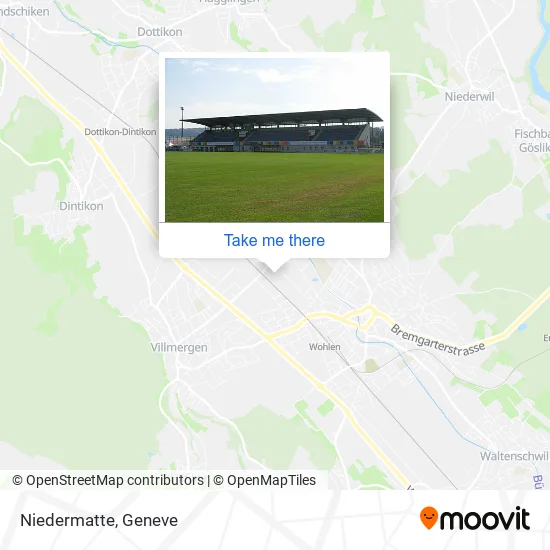 Niedermatte map