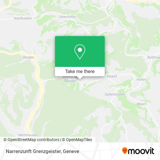 Narrenzunft Grenzgeister map