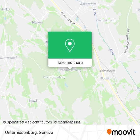 Unterniesenberg map