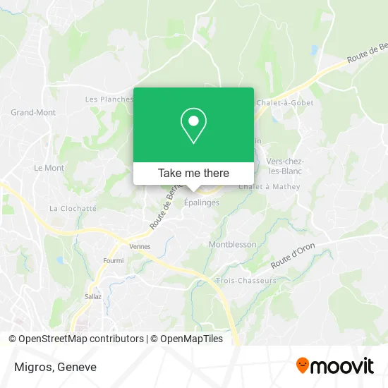 Migros map