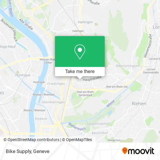 Bike Supply map
