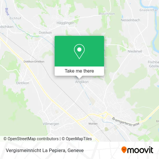 Vergismeinnicht La Pepiera map