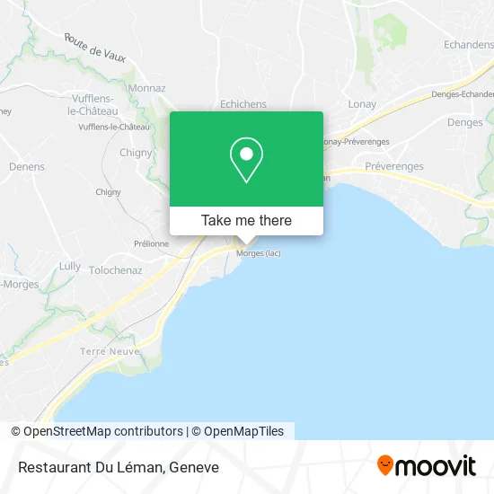 Restaurant Du Léman map