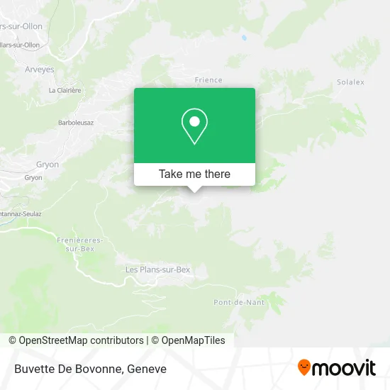Buvette De Bovonne map