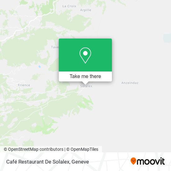 Café Restaurant De Solalex map