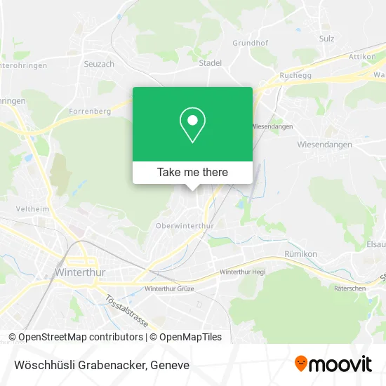 Wöschhüsli Grabenacker map