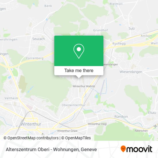Alterszentrum Oberi - Wohnungen map
