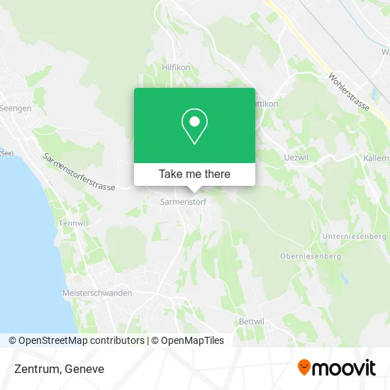 Zentrum map