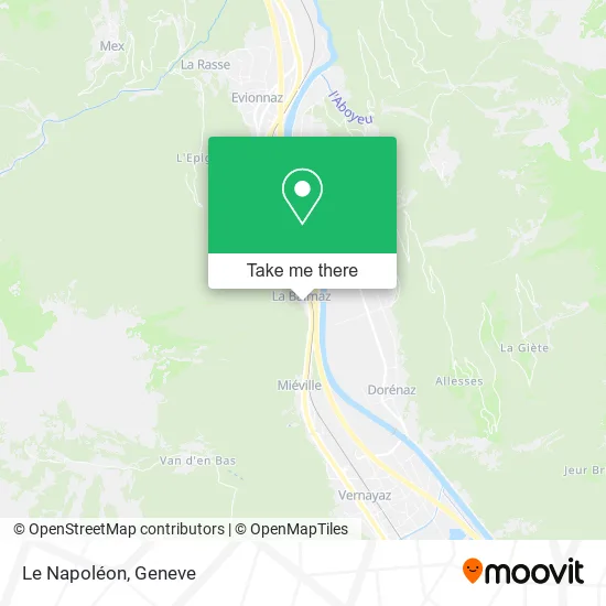 Le Napoléon map