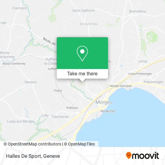 Halles De Sport map