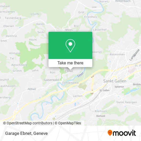Garage Ebnet map