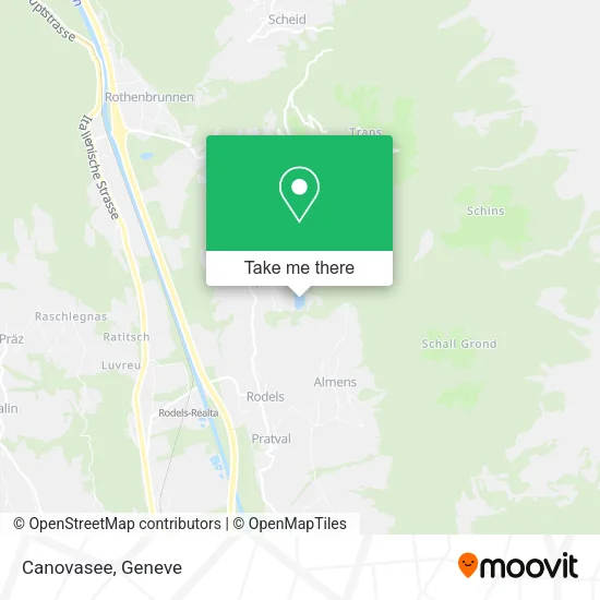Canovasee map