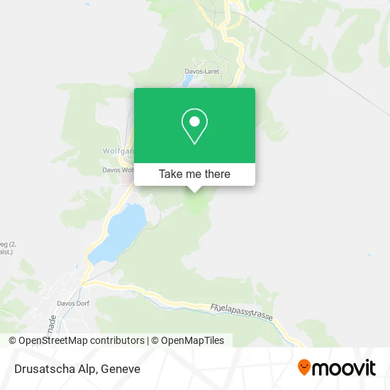 Drusatscha Alp map