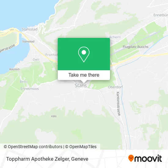Toppharm Apotheke Zelger map
