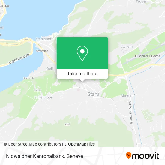 Nidwaldner Kantonalbank map