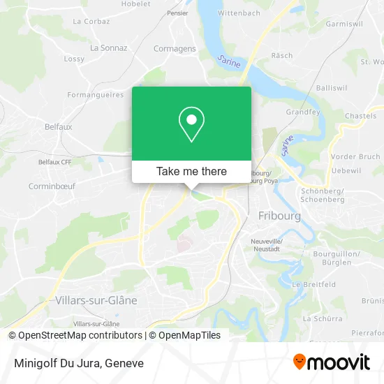 Minigolf Du Jura map