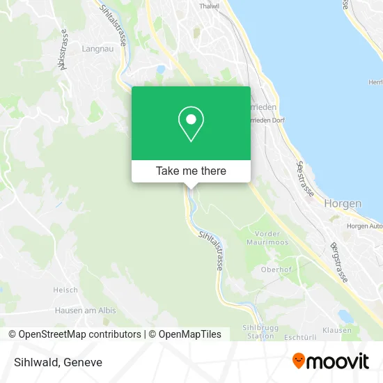 Sihlwald map