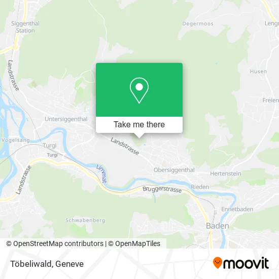 Töbeliwald map