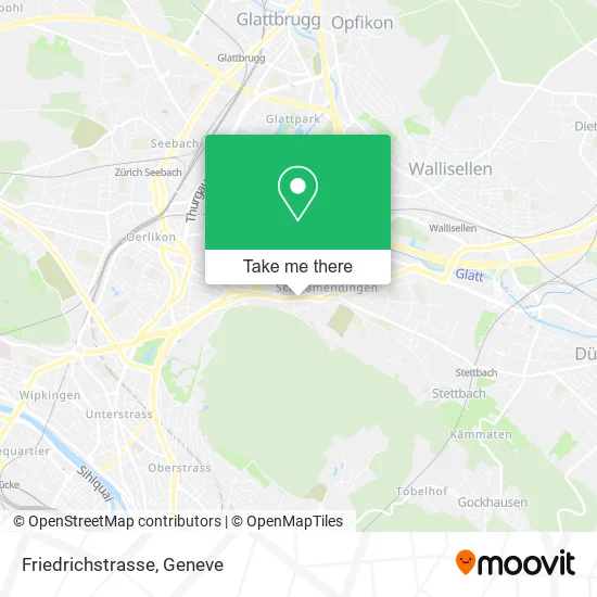 Friedrichstrasse map