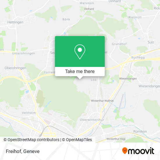Freihof map