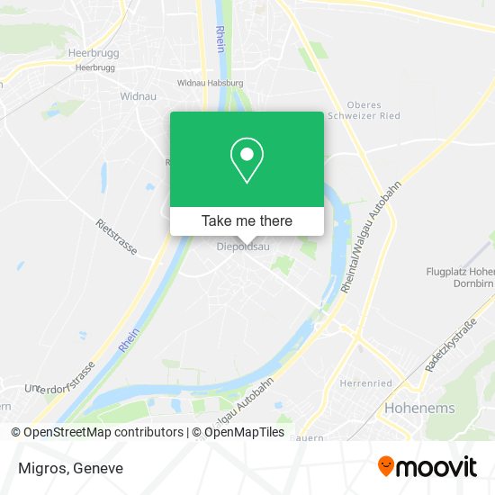 Migros map