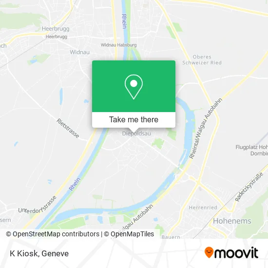 K Kiosk map
