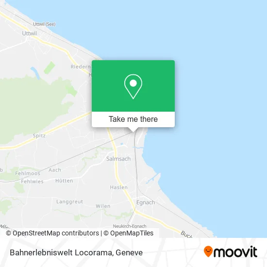 Bahnerlebniswelt Locorama map