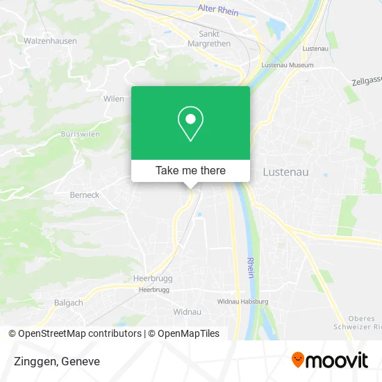 Zinggen map