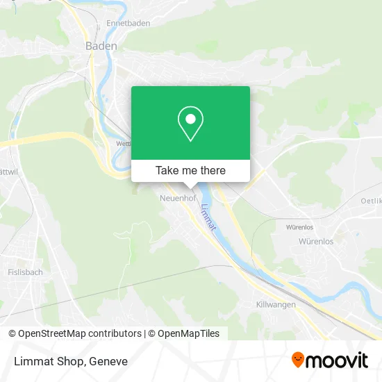 Limmat Shop map