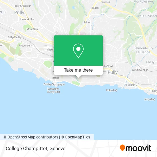 Collège Champittet map