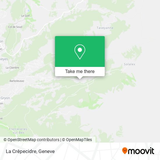 La Crêpecidre map