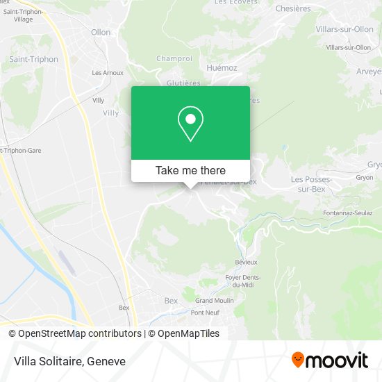 Villa Solitaire map