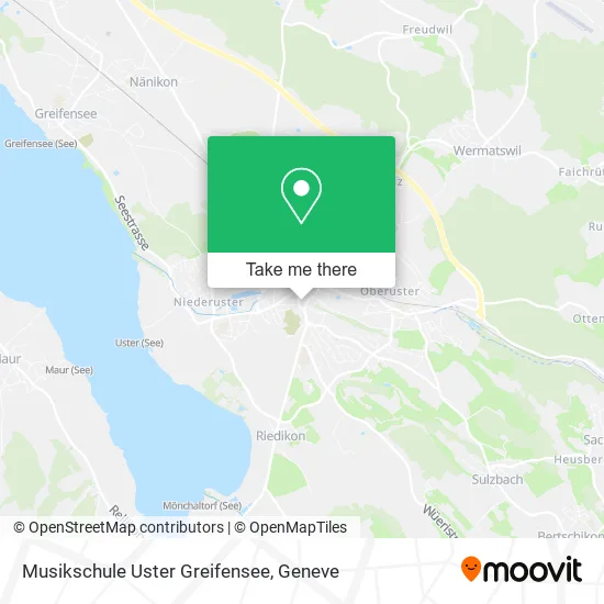 Musikschule Uster Greifensee map
