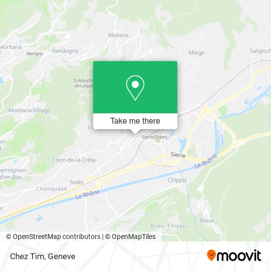 Chez Tim map