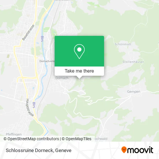 Schlossruine Dorneck map